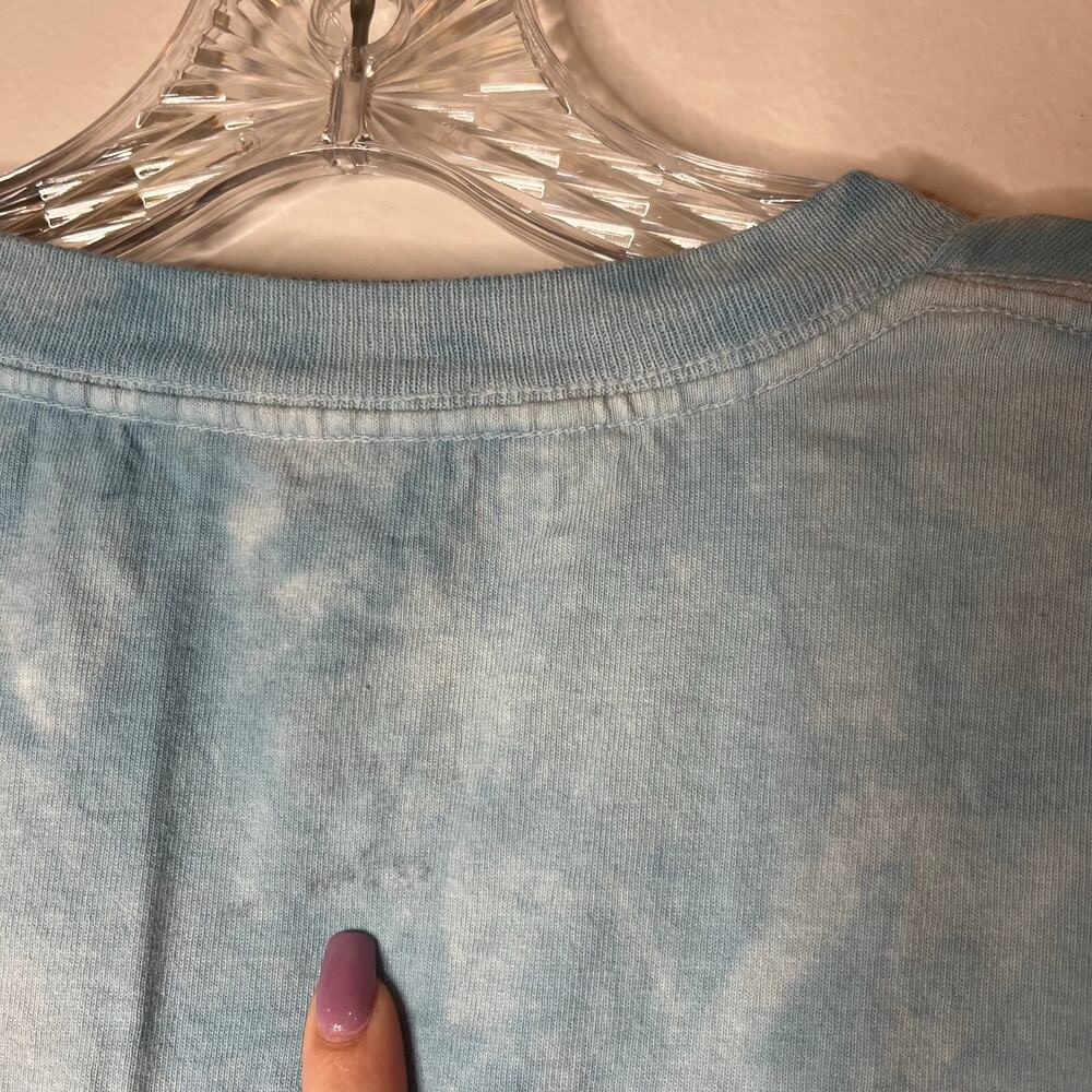 Vintage The Mountain Cats Graphic Long Sleeve Shirt Size‎ XL Blue Tie Dye 2000 - Picture 7 of 9